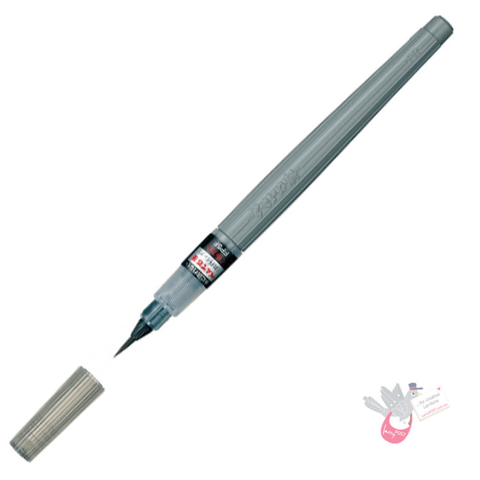 PENTEL Colour Brush Pen XFP5F - Black Pigmented Ink - Fine