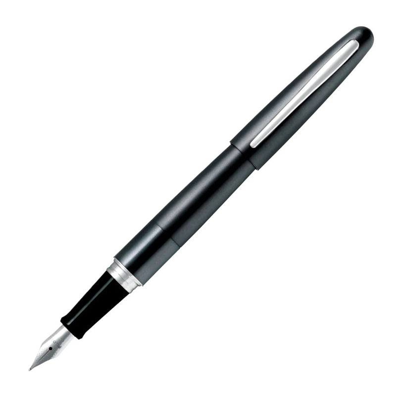 PILOT Cocoon Fountain Pen - Metallic Grey - Medium Nib