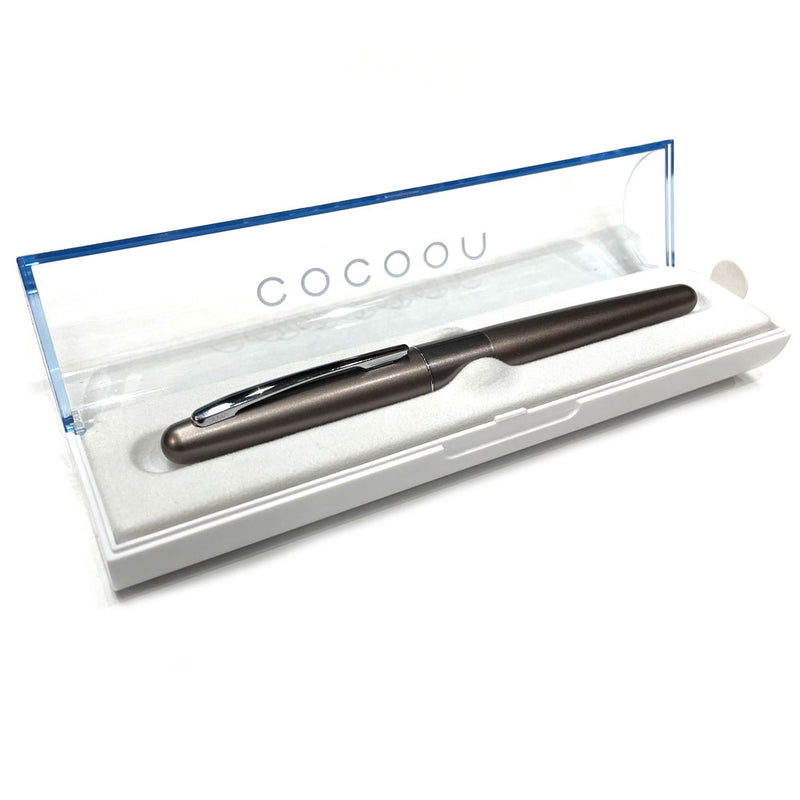 PILOT Cocoon Fountain Pen - Titanium - Medium Nib
