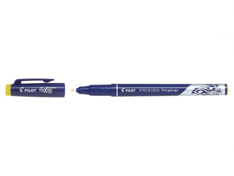 PILOT Frixion Fine Line Marker Pen (Erasable) - Yellow