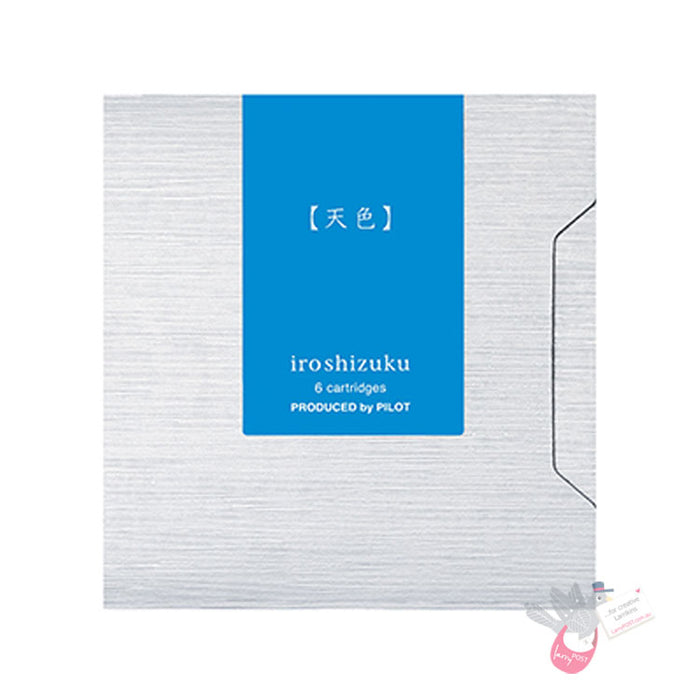 PILOT Iroshizuku Ink Cartridges - Pack of 6 - Ama-Iro (Sky Blue)