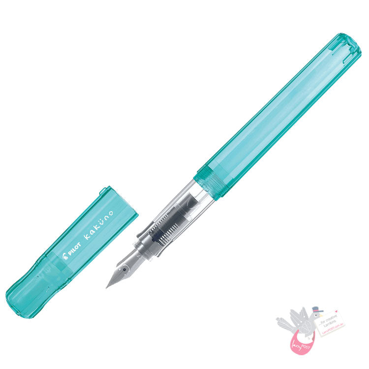 PILOT Kakuno Fountain Pen - Family Series - Boy - Transparent Turquoise - Medium Nib
