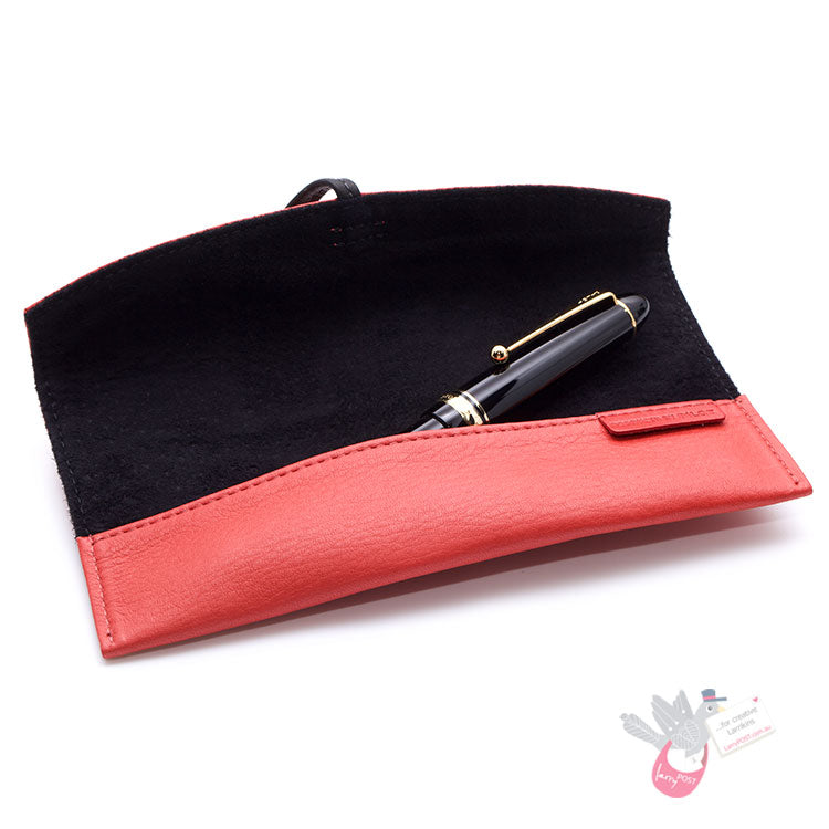 PILOT Pensemble Leather Pen Wrap - Single - Red