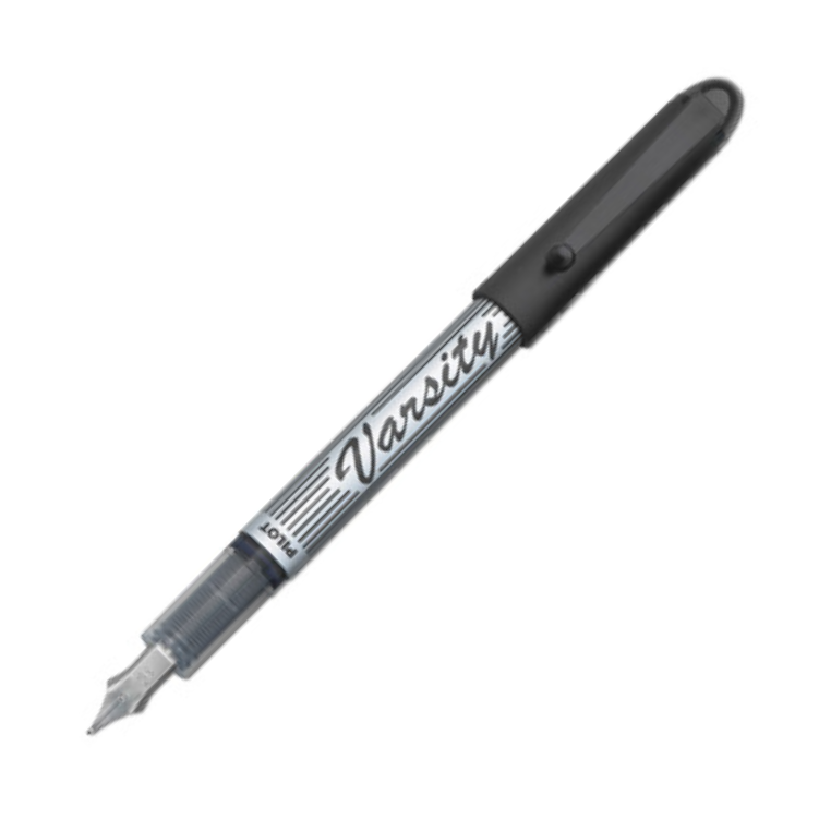 PILOT V Pen - Disposable Fountain Pen - Black
