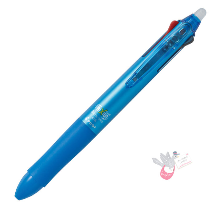 PILOT Frixion 3 in 1 Gel Multi-Pen - Light Blue Barrel