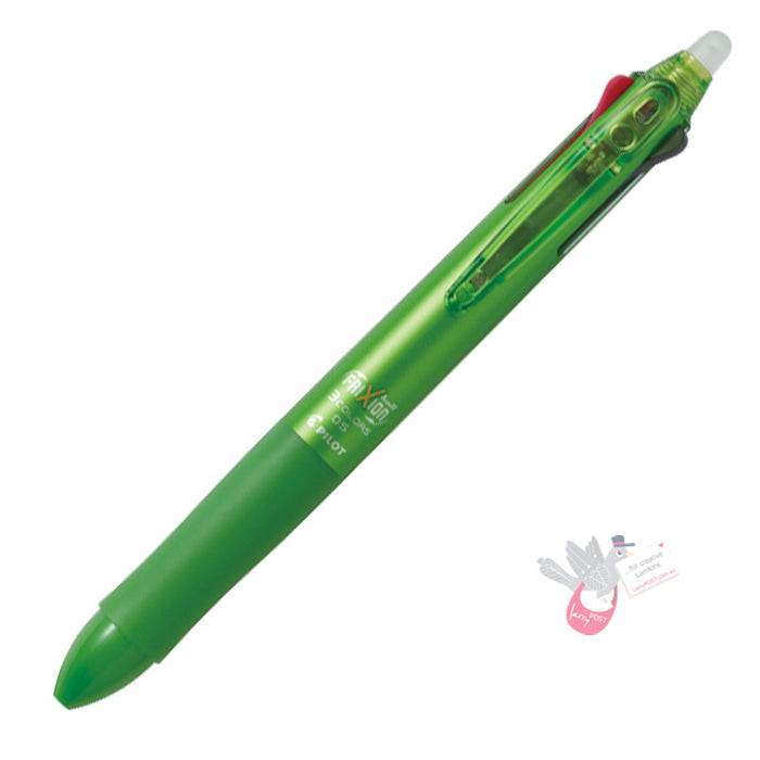 PILOT Frixion 3 in 1 Gel Multi-Pen - Light Green Barrel