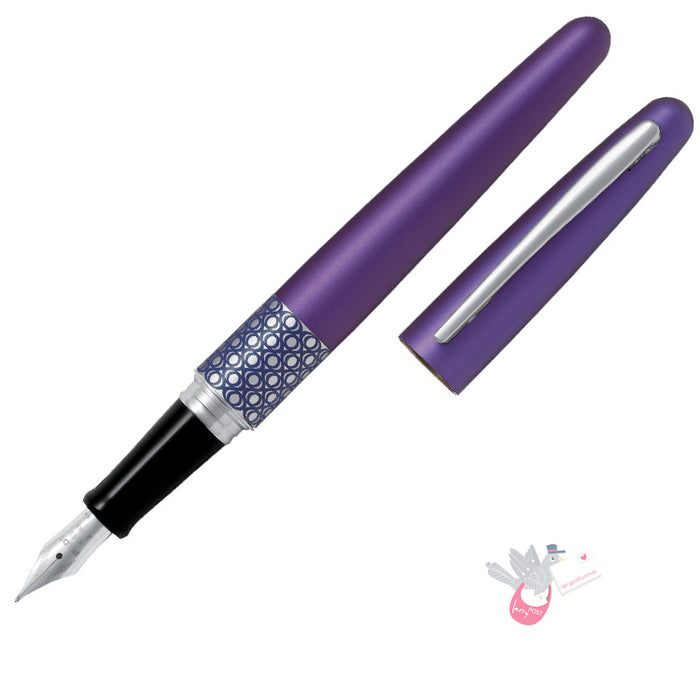 PILOT Metropolitan MR3 Fountain Pen - Ellipse Violet - Fine Nib