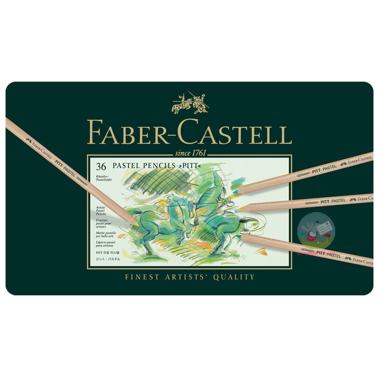 FABER-CASTELL PITT ArtistsŠ—ç’_’à Pastel Pencils - Tin of 36