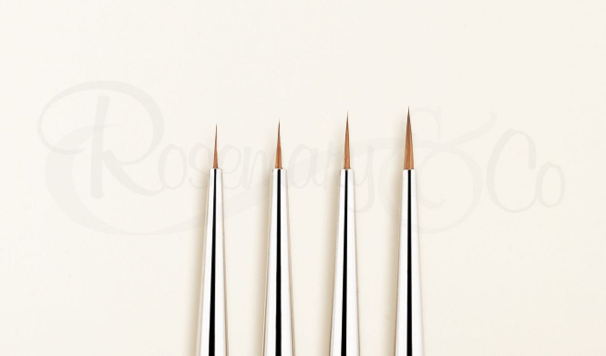 ROSEMARY & CO Miniature Brush - Micro Detail - Synthetic - Size 15/0 (0.75 x 3.8mm)