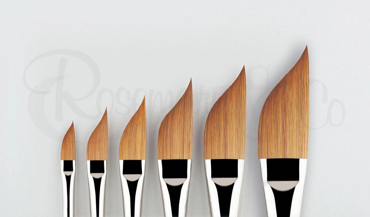 ROSEMARY & CO Series 772 - Red Sable Blend - Dagger 3/4" (19.3 x 46.5mm) - Short Handle
