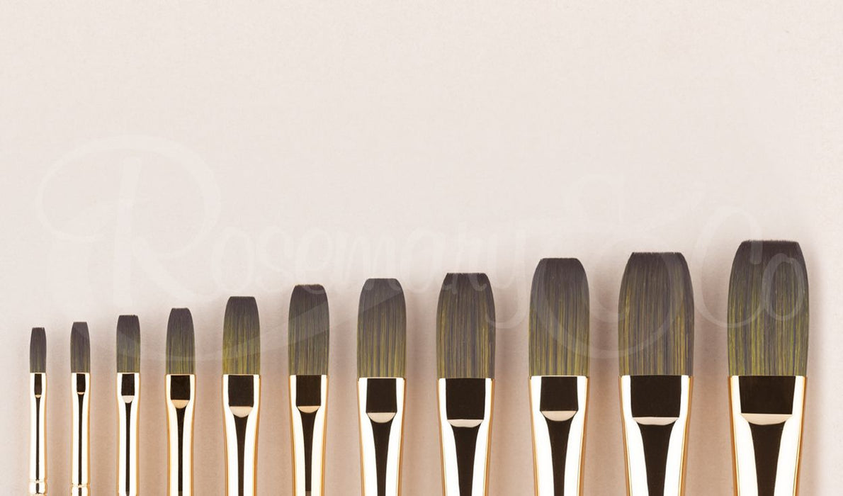 ROSEMARY & CO Brush - Evergreen (Synthetic) - Dagger 3/8" (9.2 x 25.6mm)