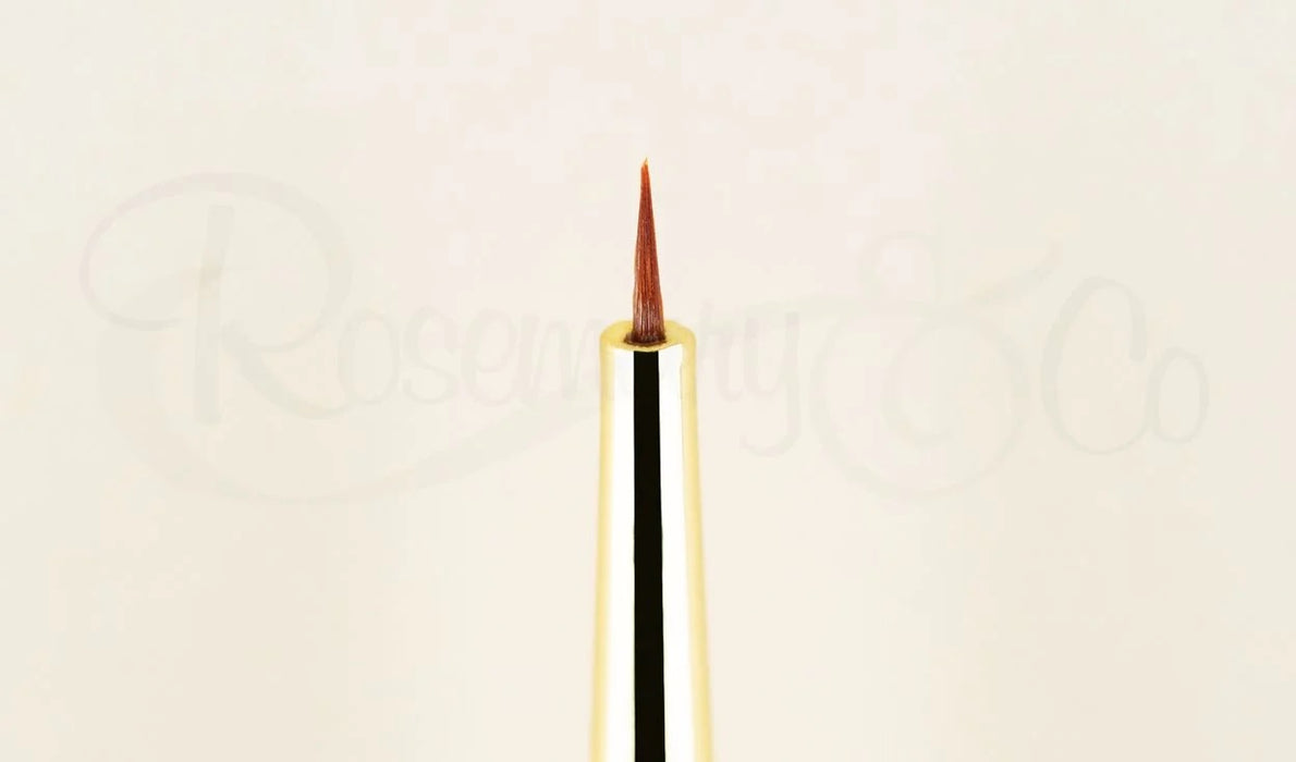 ROSEMARY & CO Miniature Brush - Micro Detail - Synthetic - Size 15/0 (0.75 x 3.8mm)