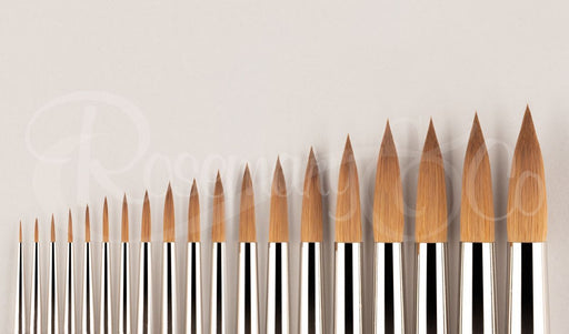 ROSEMARY & CO Brush - Red Dot (Synthetic Sable) - Point Round
