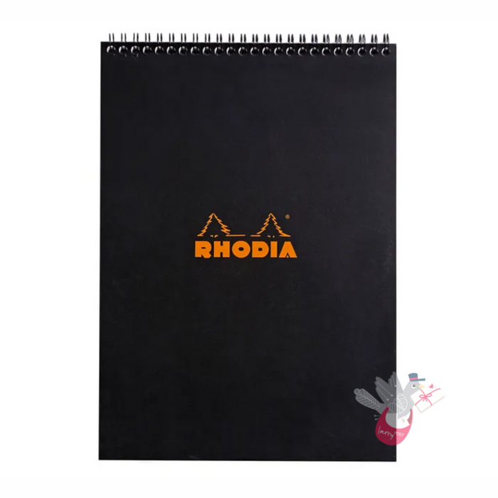 Rhodia No.18 Wirebound A4 Black Ruled