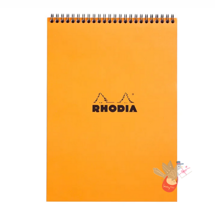 Rhodia No.18 Wirebound A4 Black Ruled