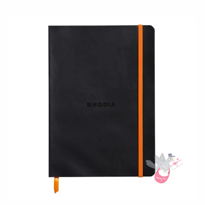 RHODIA Rhodiarama Webnotebook - Soft Cover - A5 - Dotted - Black