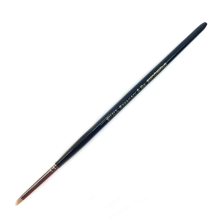 (left brush) ROSEMARY & CO Smooshing Brush - Badger Hair - Small