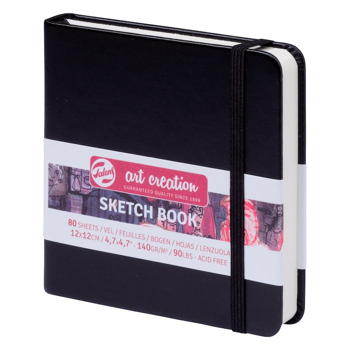 ROYAL TALENS Art Creation Sketchbook - Hardcover - 140gsm - 80 Sheets - A6 Portrait (9 x 14 cm)