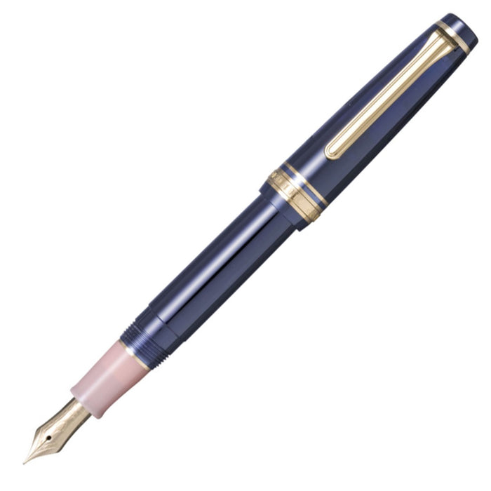#1224 SAILOR SHIKIORI Prof Gear Slim (14k gold plated nib & converter) - Light Blue/Gold