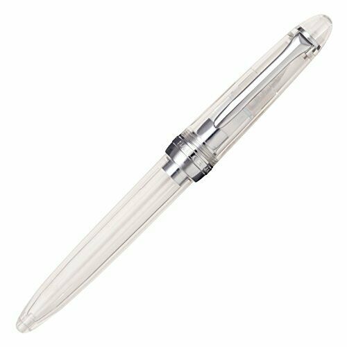 SAILOR SHIKIORI Fountain Pen Too Mei Kan - Demonstrator (Clear) - Chrome - Medium Fine Nib