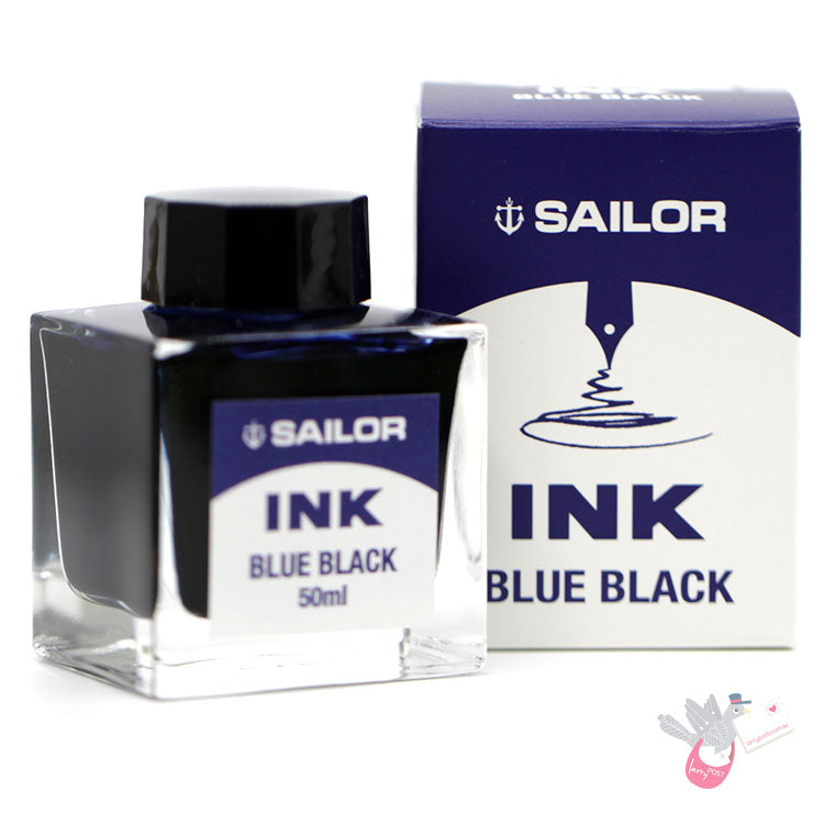 SAILOR Fountain Pen Ink - 50ml - Blue Black