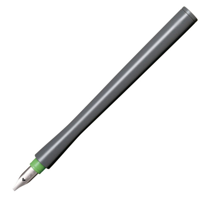 SAILOR Hocoro Dip Fountain Pen - Grey/Green - 2.0mm Stub nib