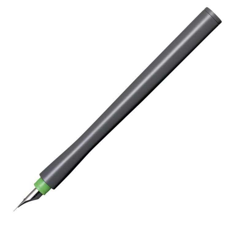 SAILOR Hocoro Dip Fountain Pen - Grey/Green - 2.0mm Stub nib