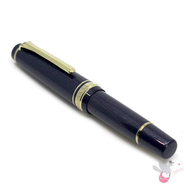 SAILOR Prof Gear Slim Mini - Series 2 - (14k gold nib, Mini converter) - Night Blue - Medium Fine Nib
