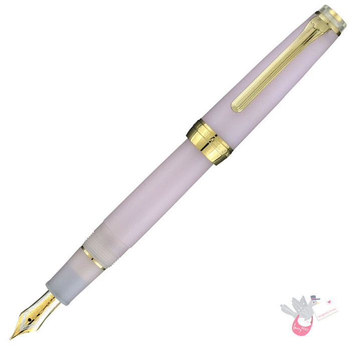 SAILOR SHIKIORI Ameoto "Kirisame" Fountain Pen (21kt nib and converter) - Light Pink - Medium Fine nib