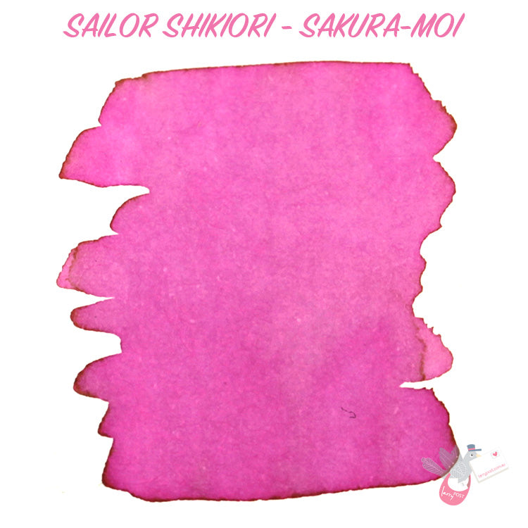 SAILOR SHIKIORI Fountain Pen Ink Cartridges - Pack of 3 - Sakuramori (Cherry Blossum Pink)