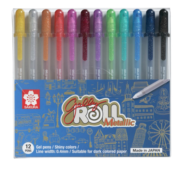 SAKURA Gelly Roll Metallic - Set 12