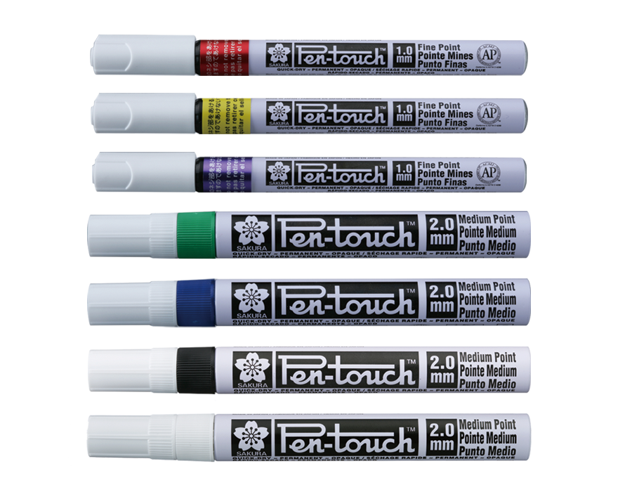 SAKURA Pen-Touch Permanent Maker - Medium - Silver
