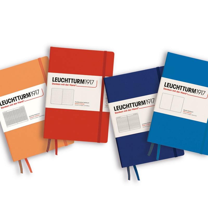 Drehgriffel No.1 Ballpoint Twist Pen - Royal Blue Ink (M) - Aluminium Barrel in Apricot