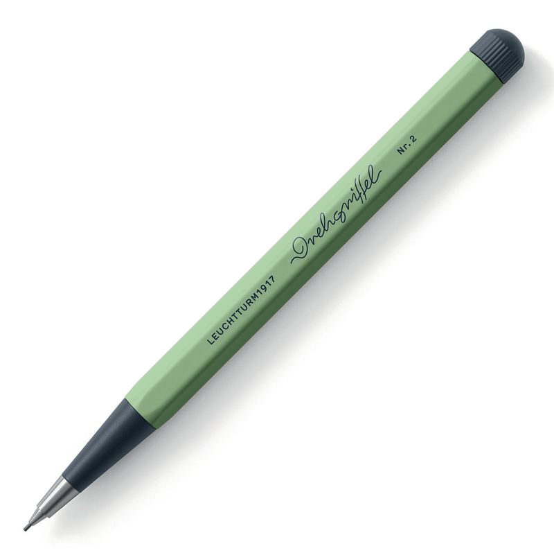 Drehgriffel No.2 Twist Pencil - HB Graphite (0.7mm) - Aluminium Barrel in Sage