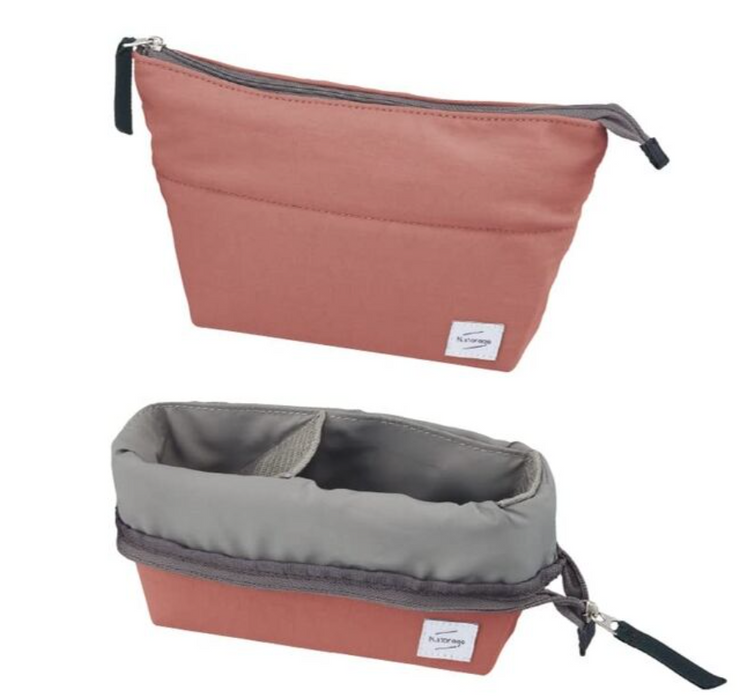 KOKUYO N Storage - Pen Case - Pink Terracotta