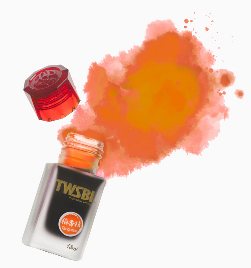 TWSBI 1791 Fountain Pen Ink - Tangerine - 18mL
