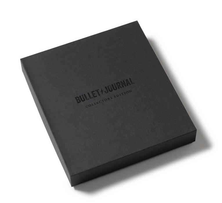 LEUCHTTURM1917 Bullet Journal Edition 2 All Black Collectors Set – 1x Bullet Journal A5, 1x Twist Pen, 1x Pen Loop - 120gsm Paper - Medium (A5) - Dotted - Black