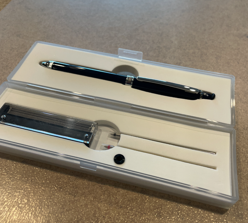 TWSBI TriTech iSmart Multipen with stylus - 2 x ballpoint, 1 x mechanical pencil (0.5mm), 1 x stylus (compatible with iPhone and iPad)