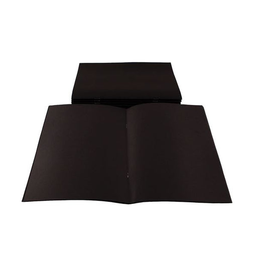 SEAWHITE OF BRIGHTON Art Cahier - 140gsm (Black Paper) - 40 Pages - A4 - Black