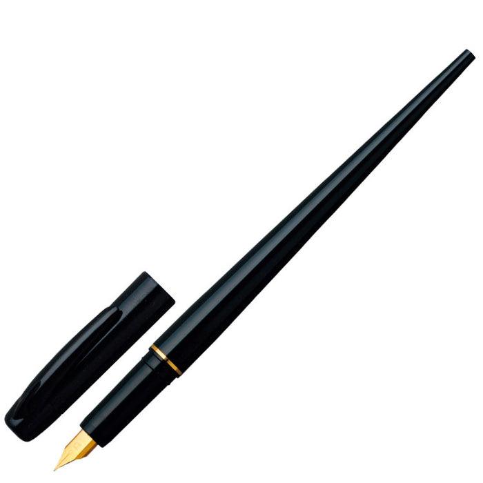 PLATINUM Desk Fountain Pen - DPQ-700A - Black - Extra Fine Nib (excludes converter)