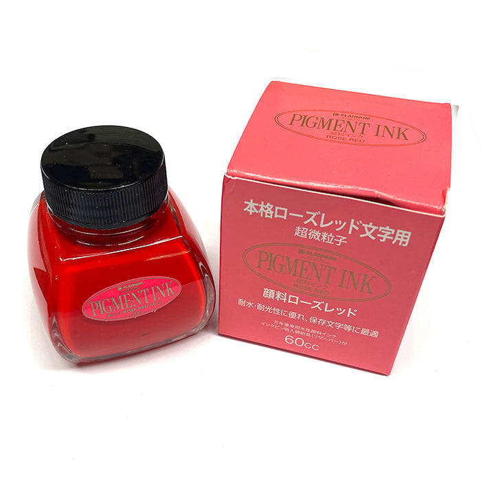 PLATINUM Permanent Pigment Ink 60mL - Rose Red