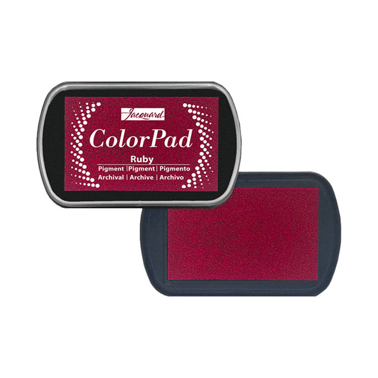 JACQUARD ColorPad Pigment Ink Pad - Ruby