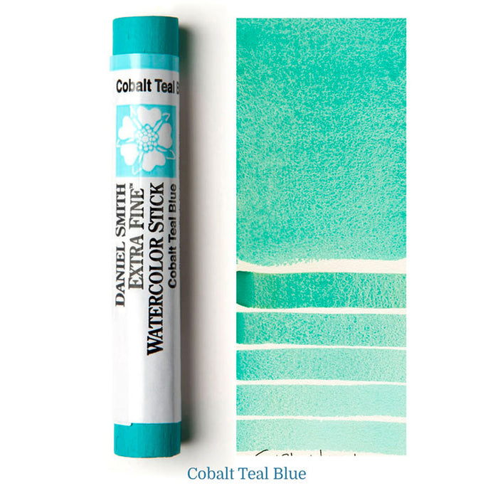 DANIEL SMITH Watercolour Half Stick-Pan - Cobalt Teal Blue (PG50)