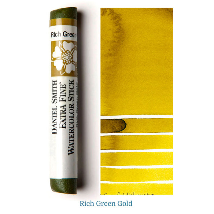 DANIEL SMITH Watercolour Stick - 12mL - Rich Green Gold