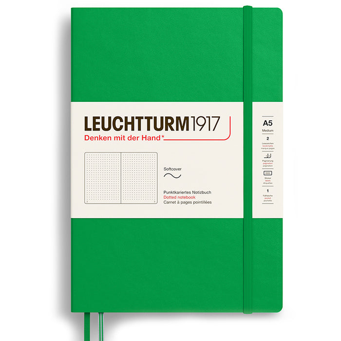 LEUCHTTURM1917 Soft Cover - Medium (A5) - Dotted - Spring Leaf