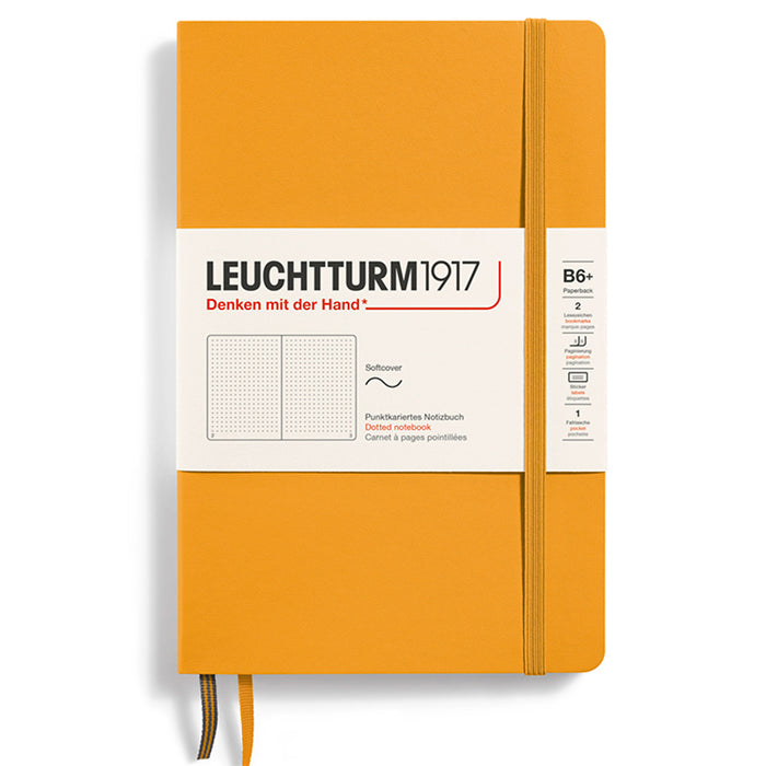 LEUCHTTURM1917 Paperback Notebook Soft Cover - B6 - Dotted - Rising Sun