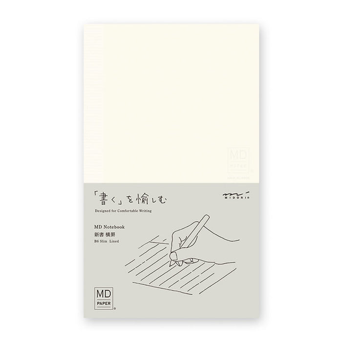 MIDORI - Notebook Journal - 176 Pages - Ruled - B6 Slim