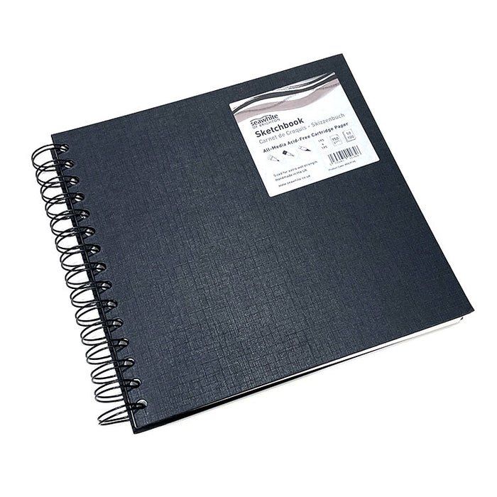 SEAWHITE OF BRIGHTON All-Media Hardcover Sketchbook - 140gsm - 190 Pages - 20cm Square
