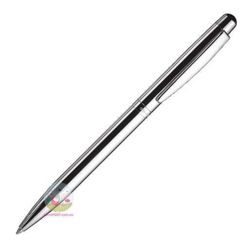 OTTO HUTT Design 02 - Ballpoint Pen - Smooth Surface - Sterling Silver