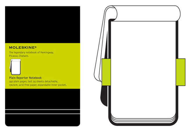 MOLESKINE Softcover reporter plain Large
